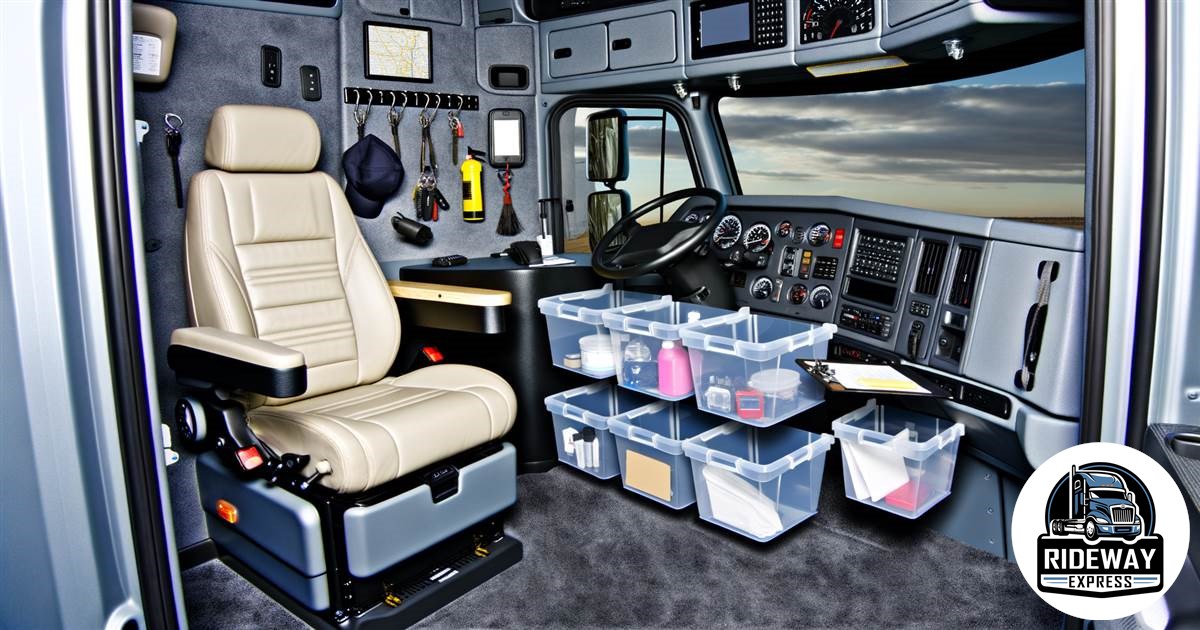 Cab Organization Tips for Owner-Operators: Enhance Comfort and Efficiency