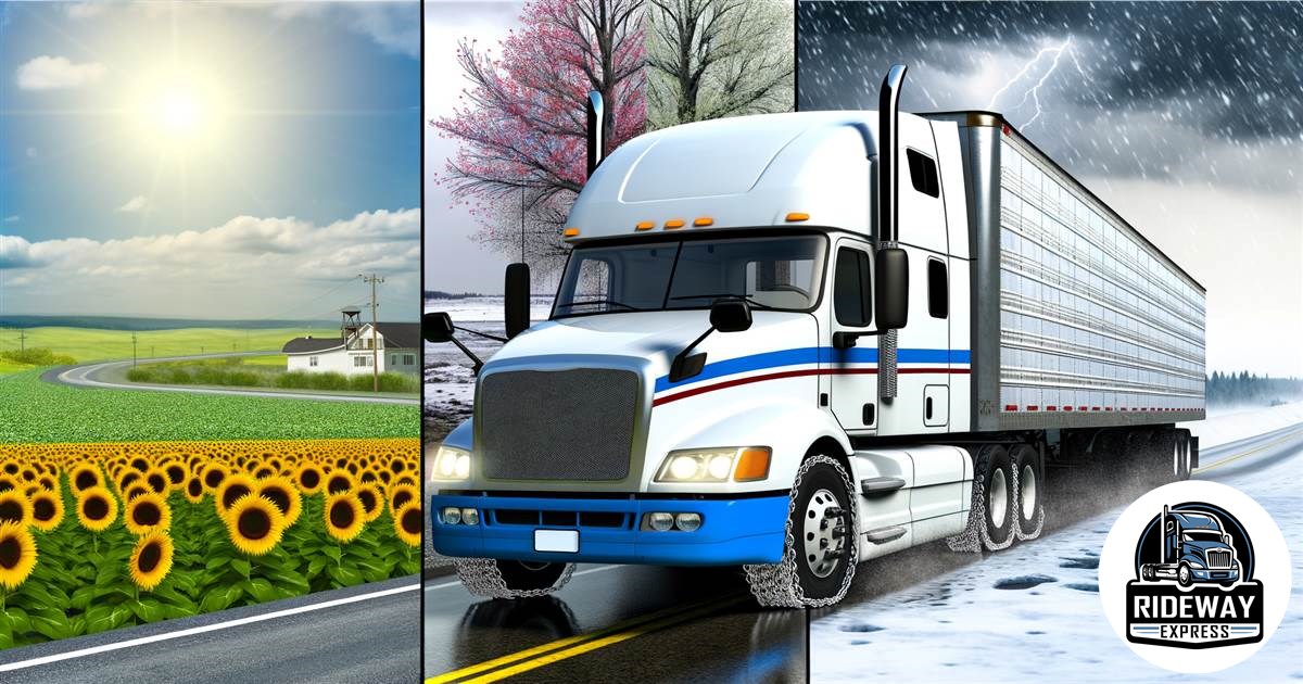 Consejos de Conducción Preparados para el Clima para Propietarios-Operadores con RIDEWAY Express