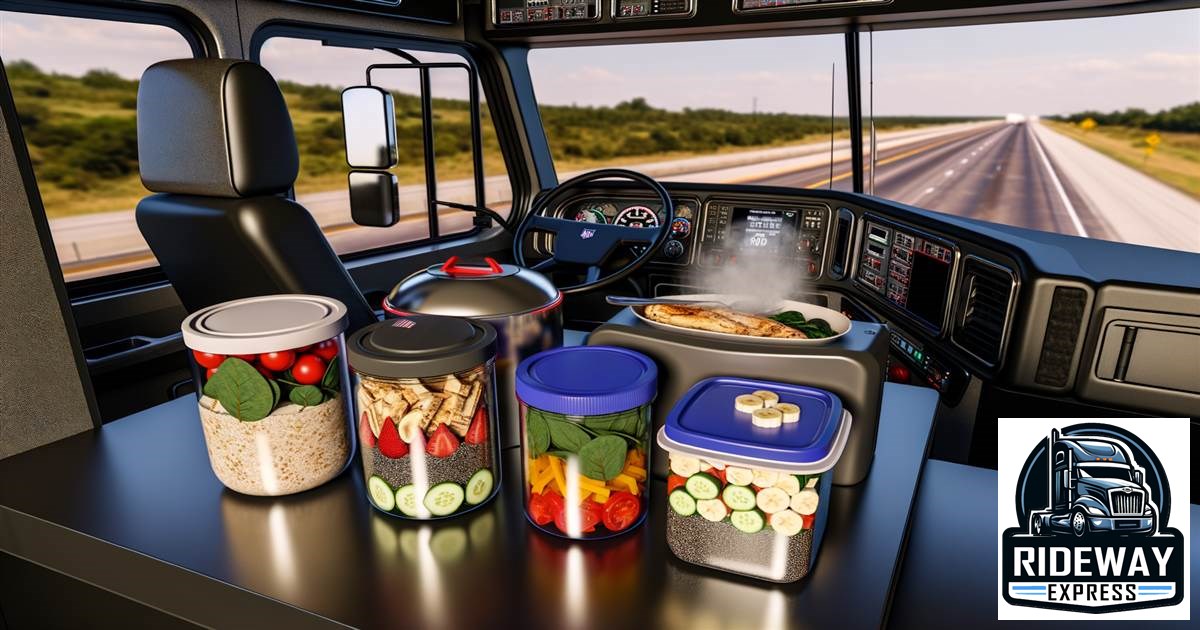 Ideas Fáciles de Preparación de Comidas Saludables para Camioneros en la Carretera